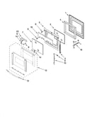 Oven door parts