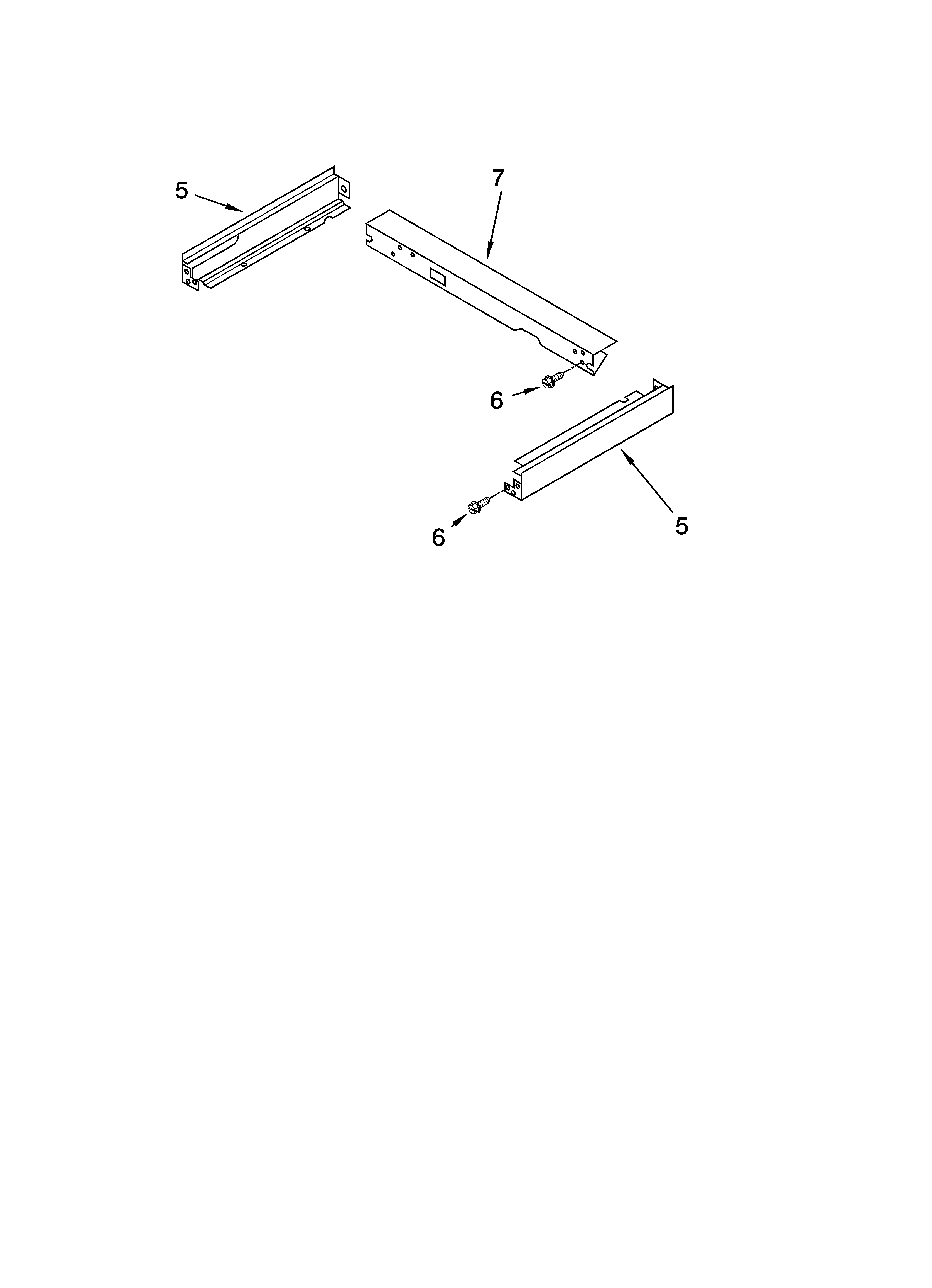 Microwave compartment parts