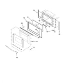Microwave door parts