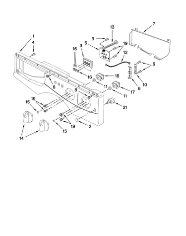 Control panel parts