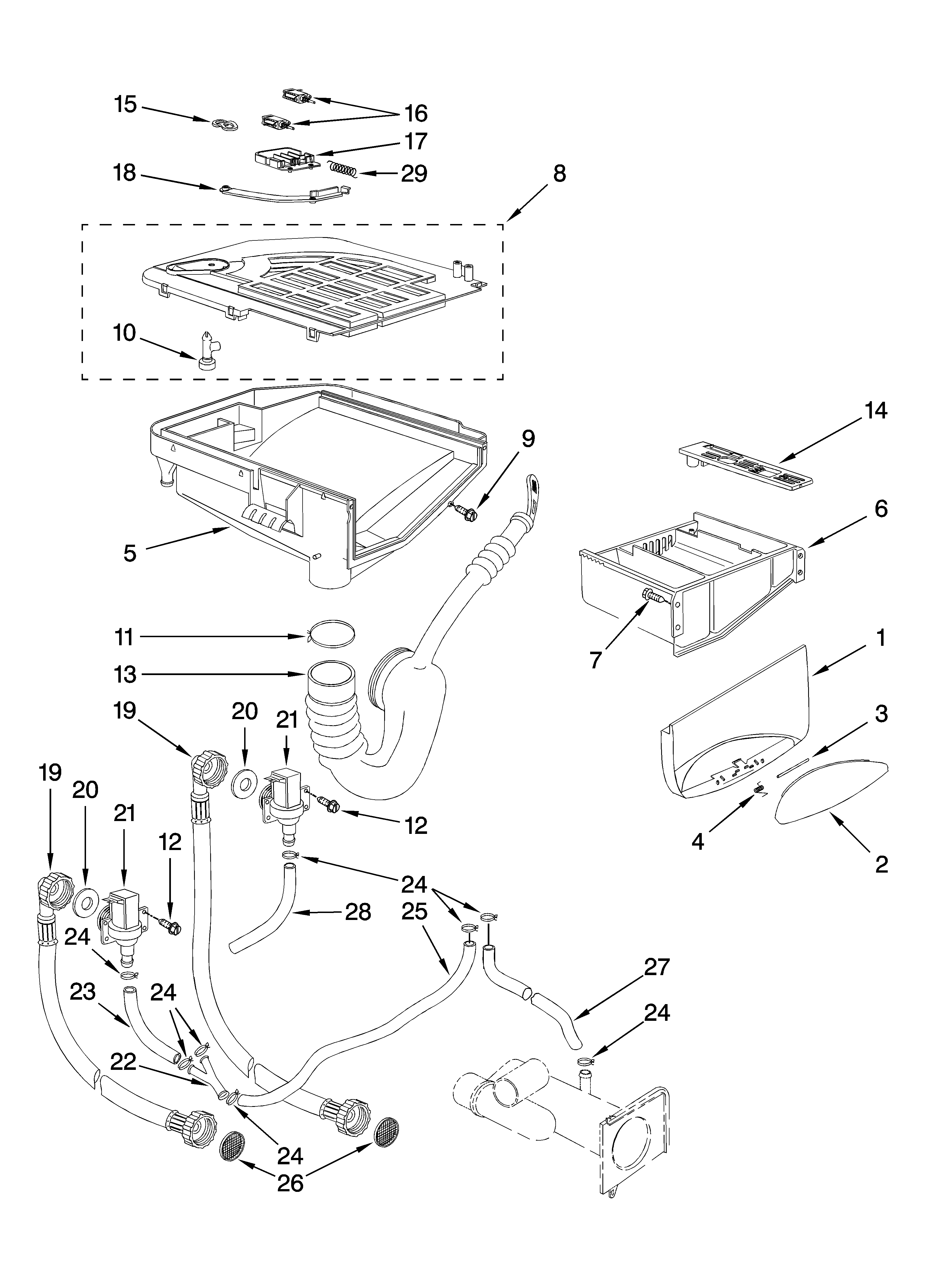 DISPENSER PARTS