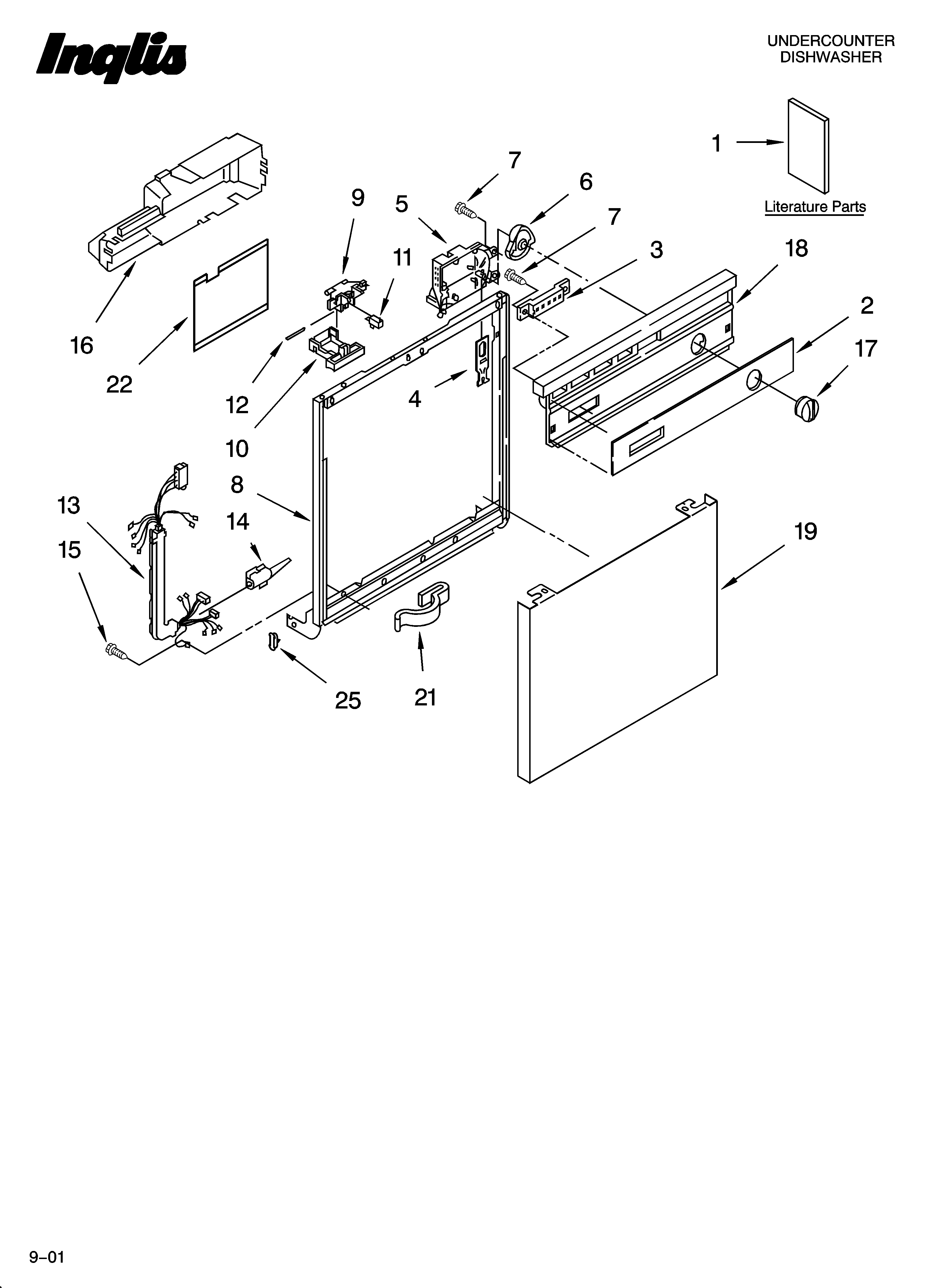 FRAME AND CONSOLE PARTS