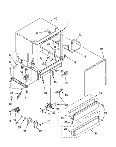 Tub assembly parts