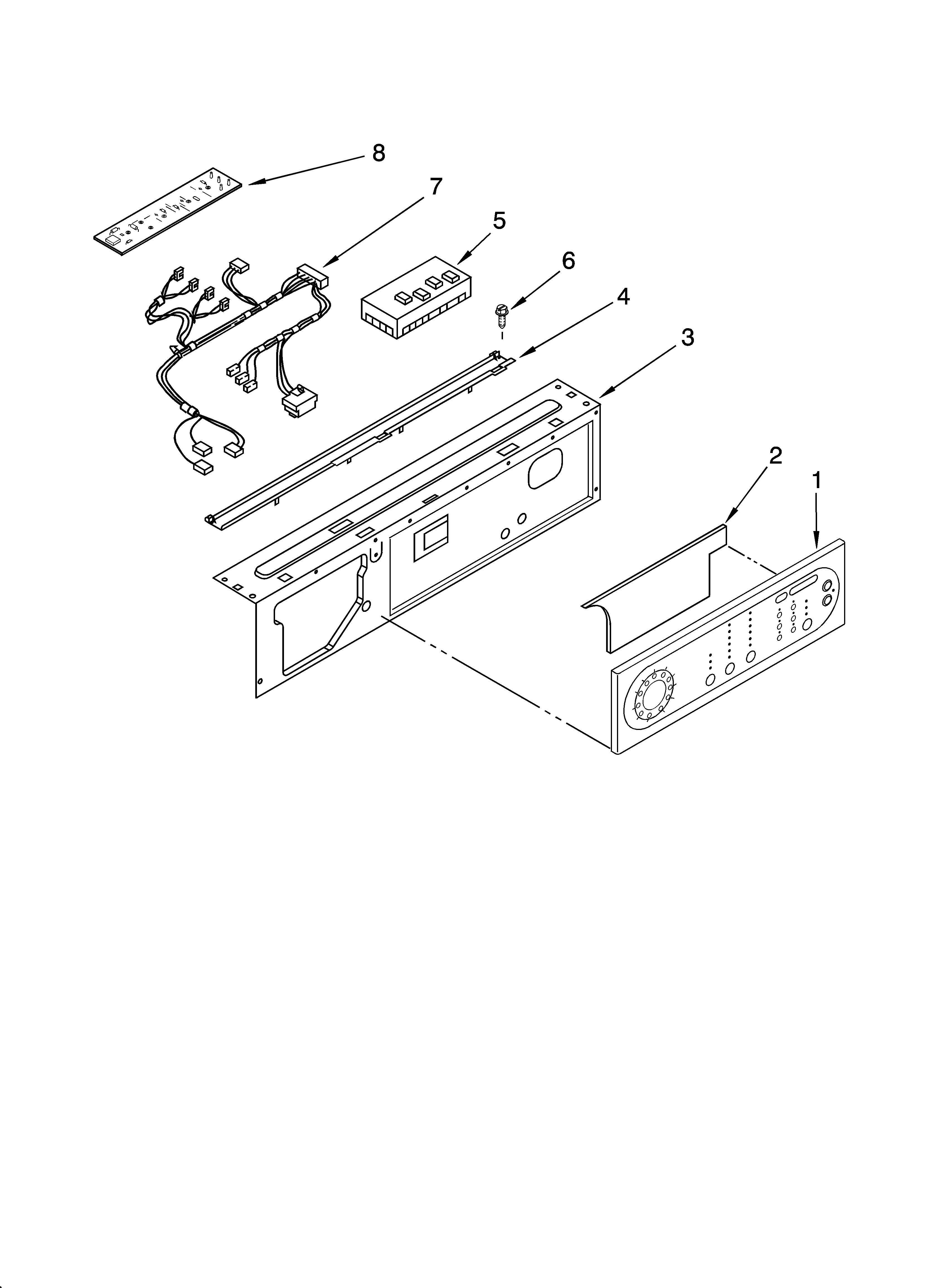Control panel parts