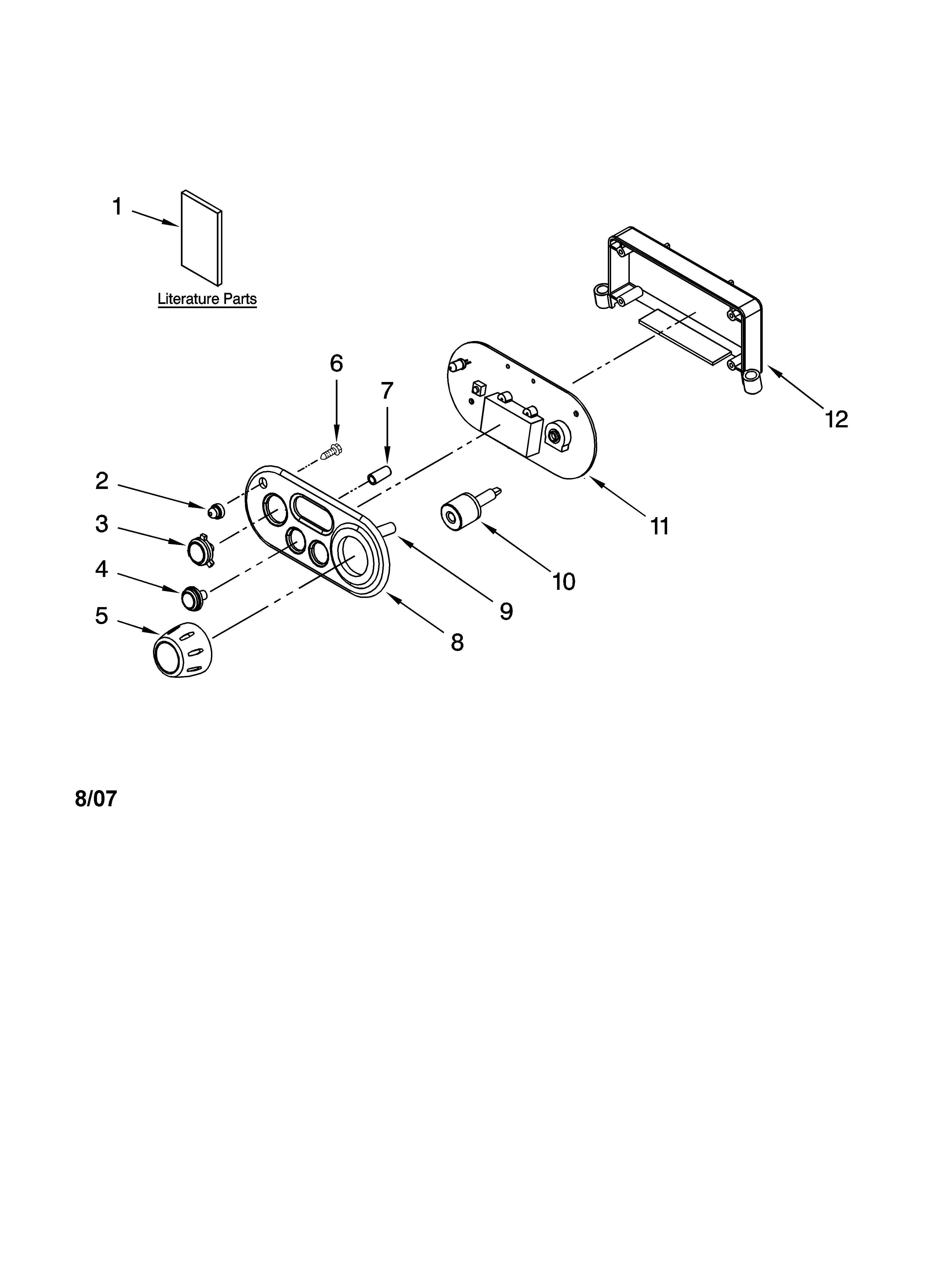 Control panel parts