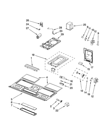 Interior and ventilation parts