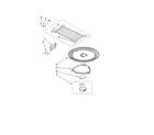 Whirlpool MH2175XSB1 turntable parts diagram