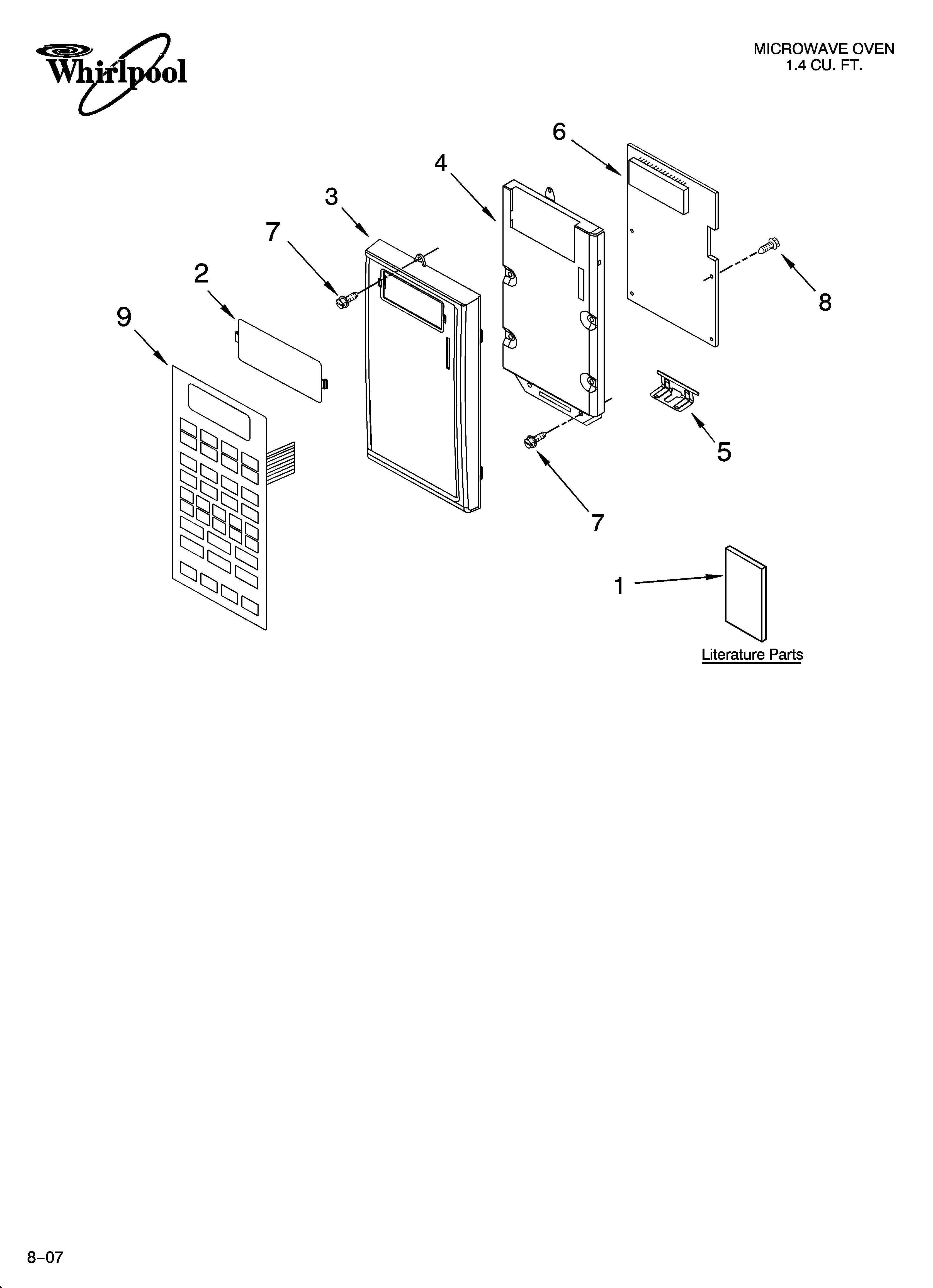 Control panel parts