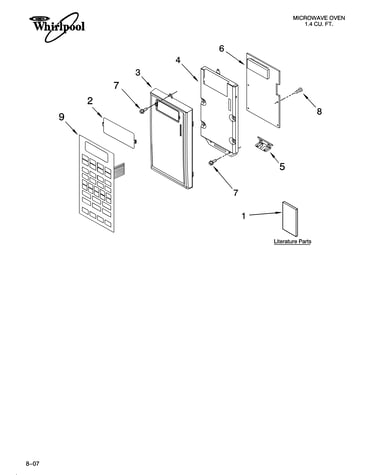 Control panel parts