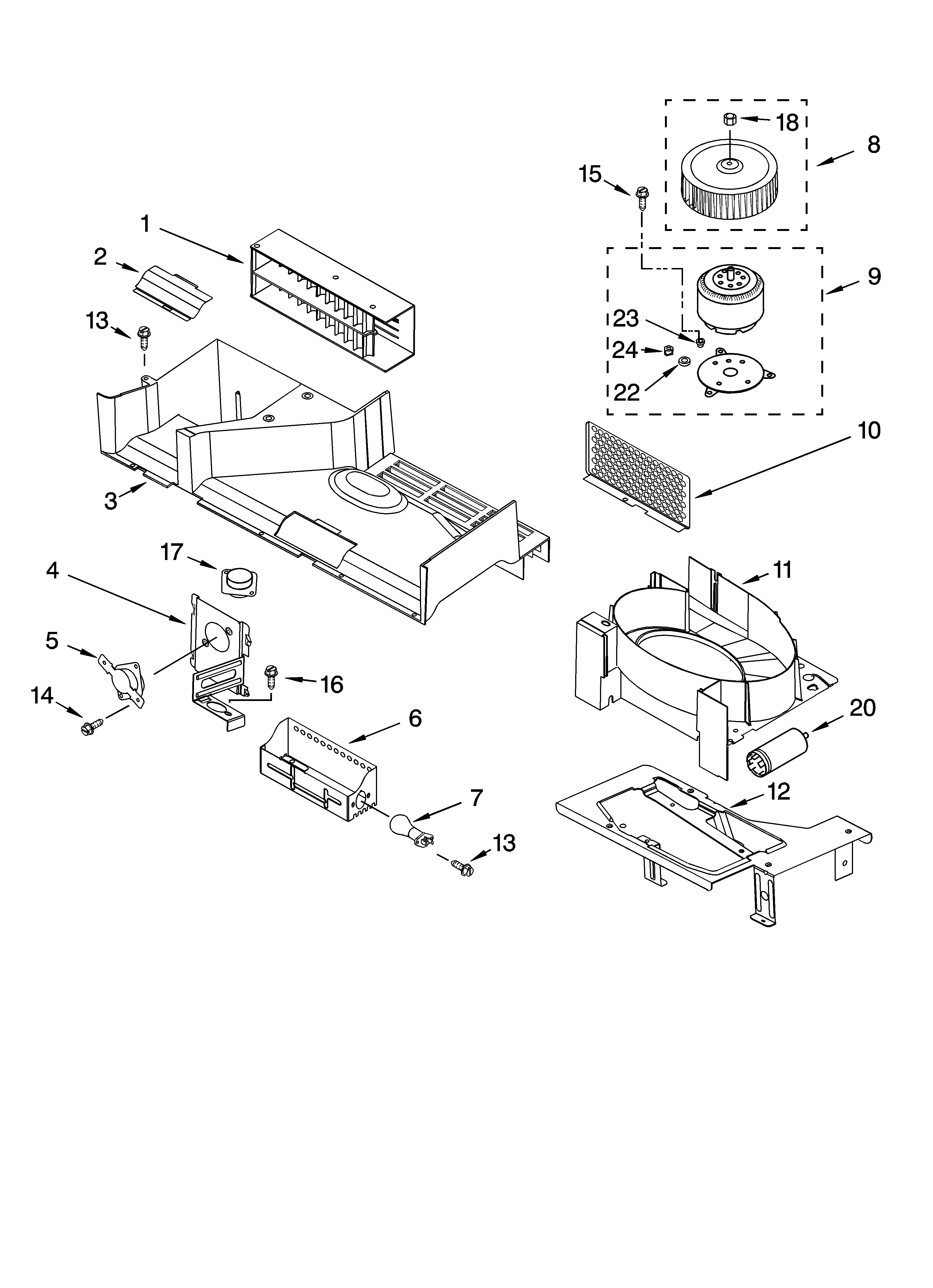 Air flow parts