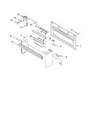 Cabinet and installation parts