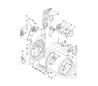 Maytag MED5620TQ0 bulkhead parts, optional parts (not included) diagram