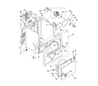Maytag MED5800TW0 cabinet parts diagram