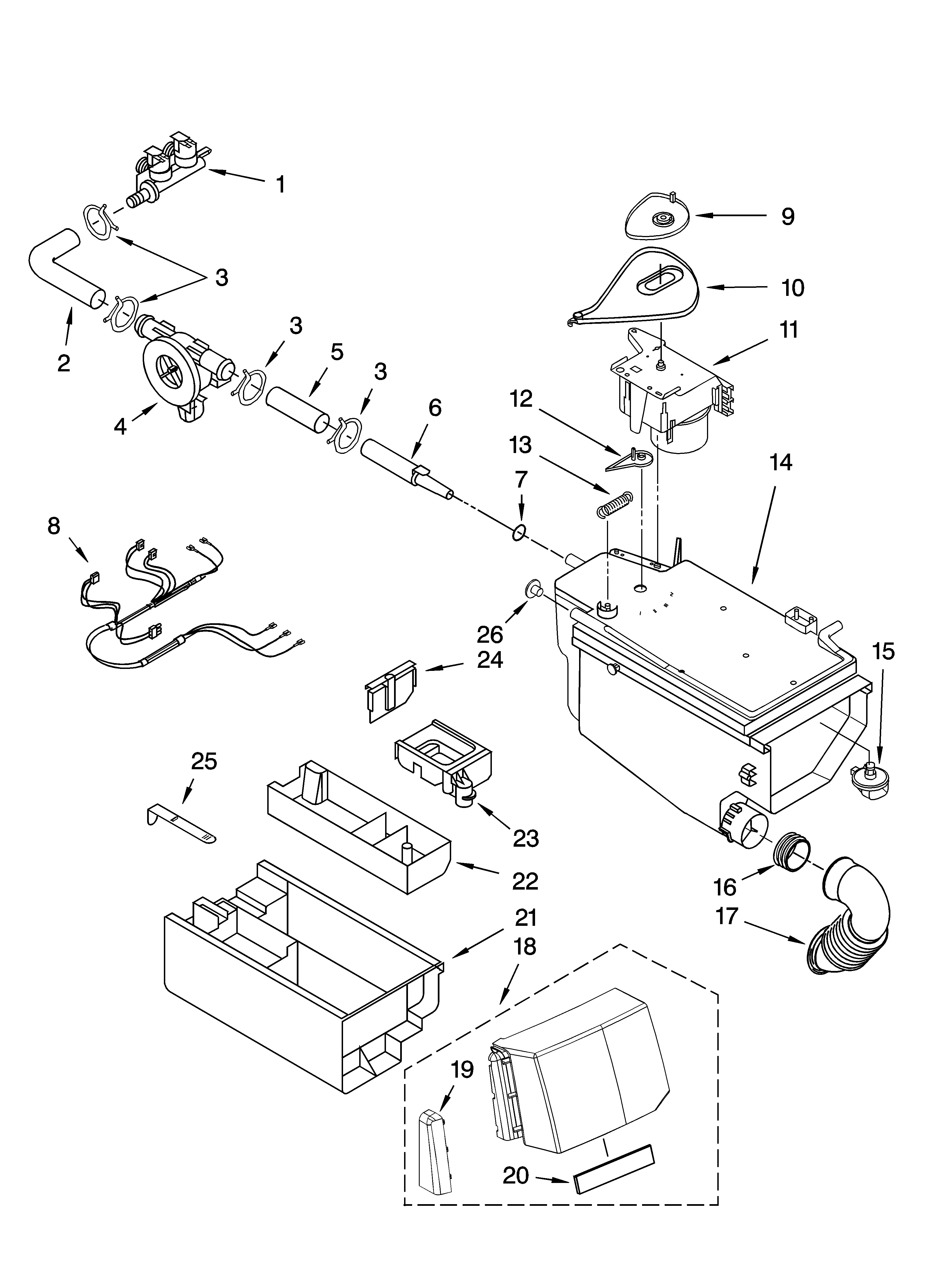 DISPENSER PARTS