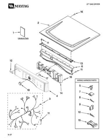 Top and console parts