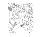 Maytag MGDZ600TB1 bulkhead parts diagram