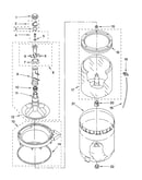 Agitator, basket and tub parts