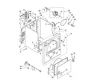 Maytag YMED5700TQ0 cabinet parts diagram