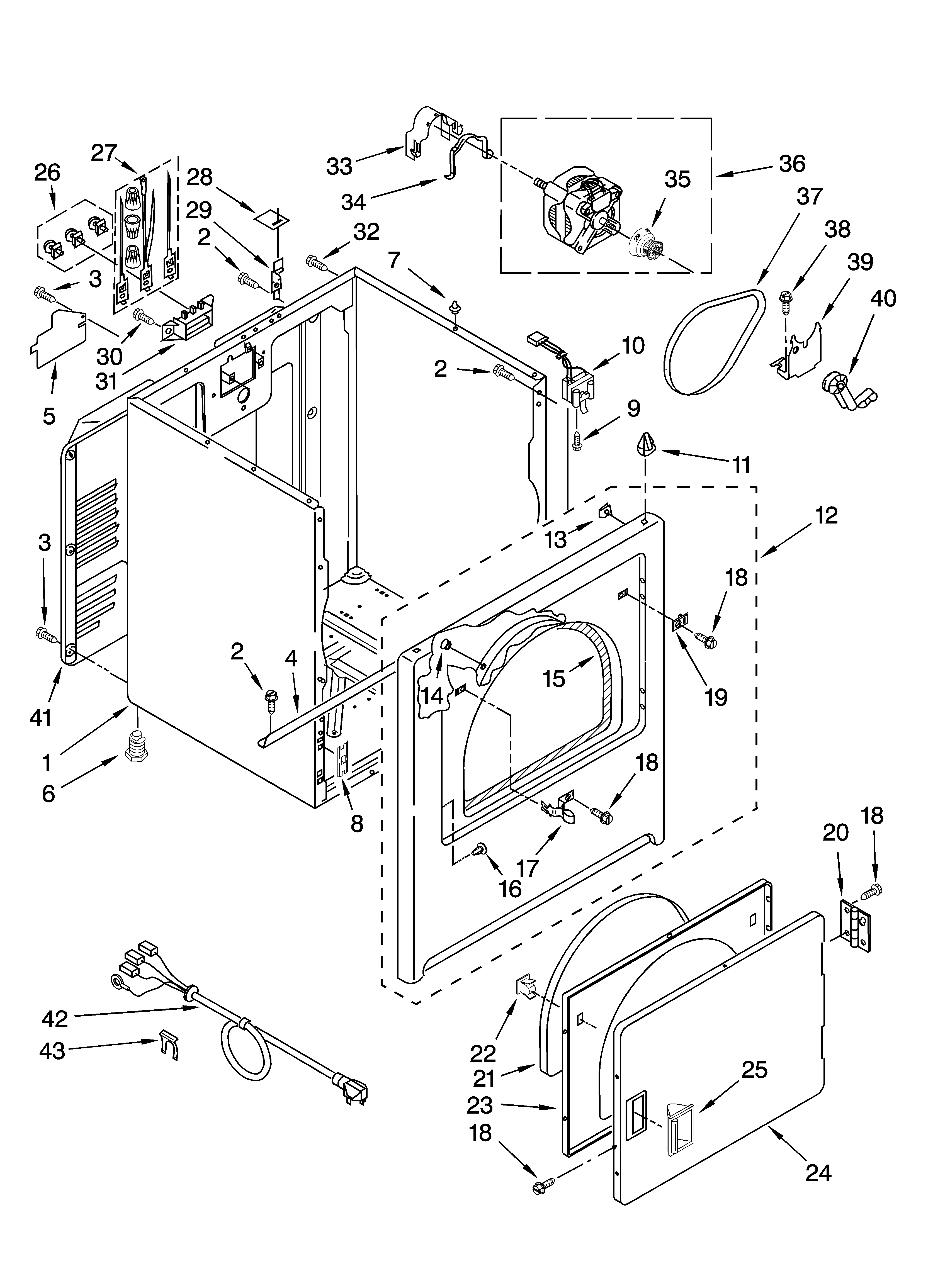 Cabinet parts