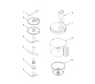 KitchenAid KFP740QOB1 attachment parts diagram