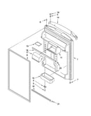 Refrigerator door parts