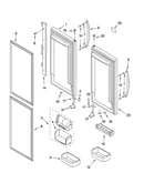 Refrigerator door parts