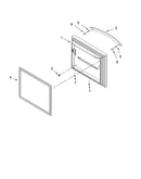 Freezer door parts