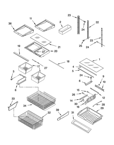 Shelf parts