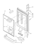 Refrigerator door parts