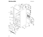 KitchenAid KBRS22ETWH00 cabinet parts diagram