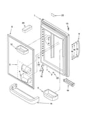 Refrigerator door parts