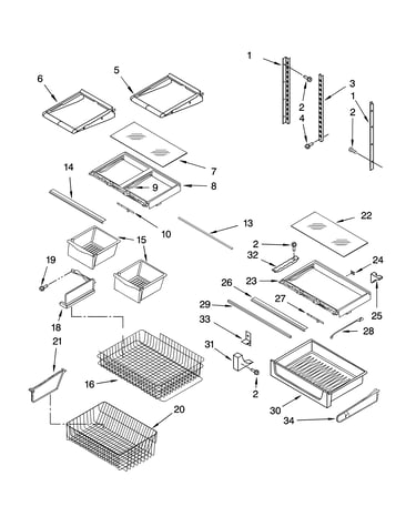 Shelf parts