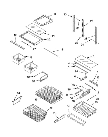 Shelf parts