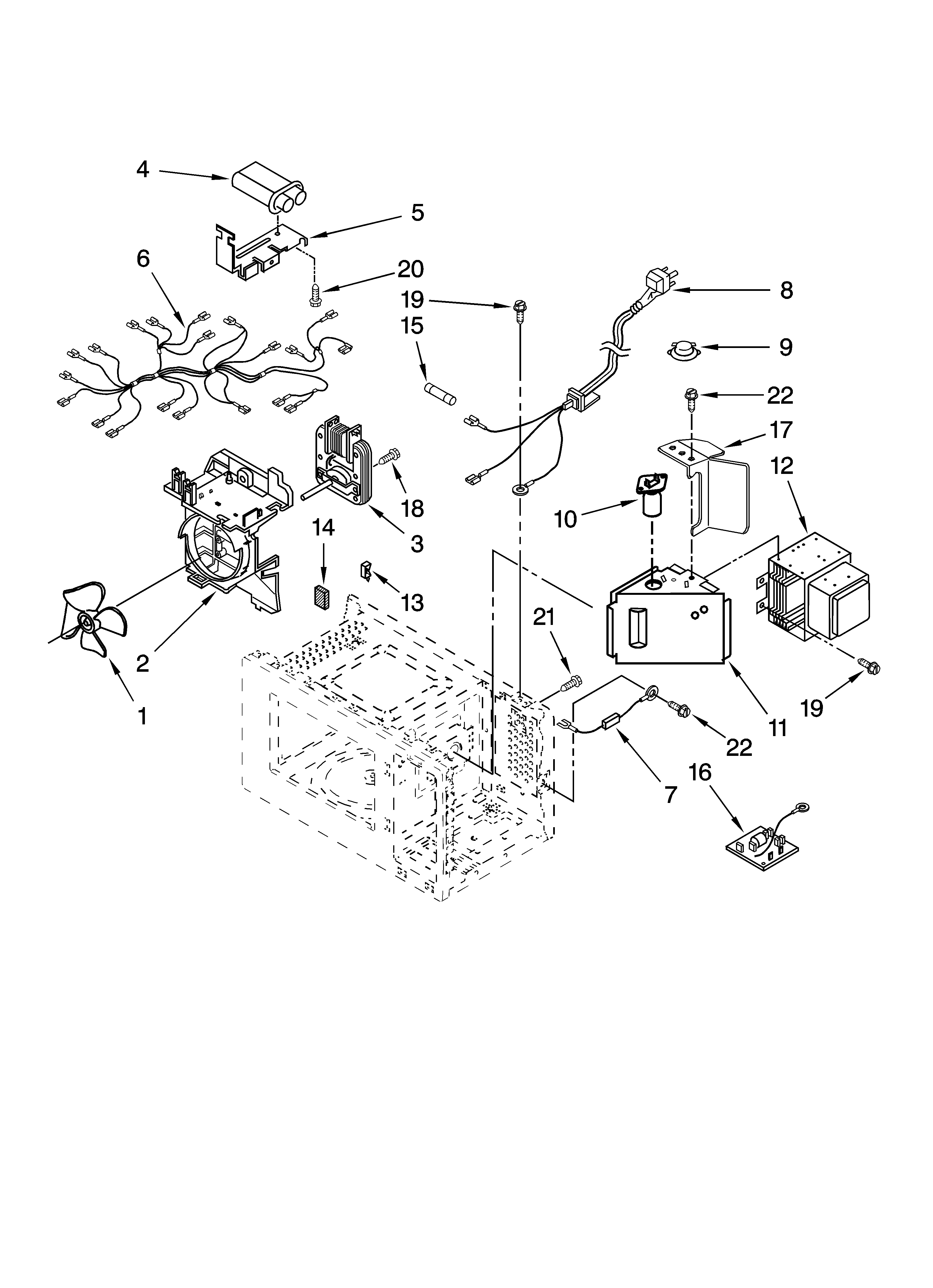 OVEN INTERIOR PARTS