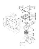 Door and blower assembly parts, optional parts (not in