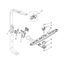 Upper wash and rinse parts