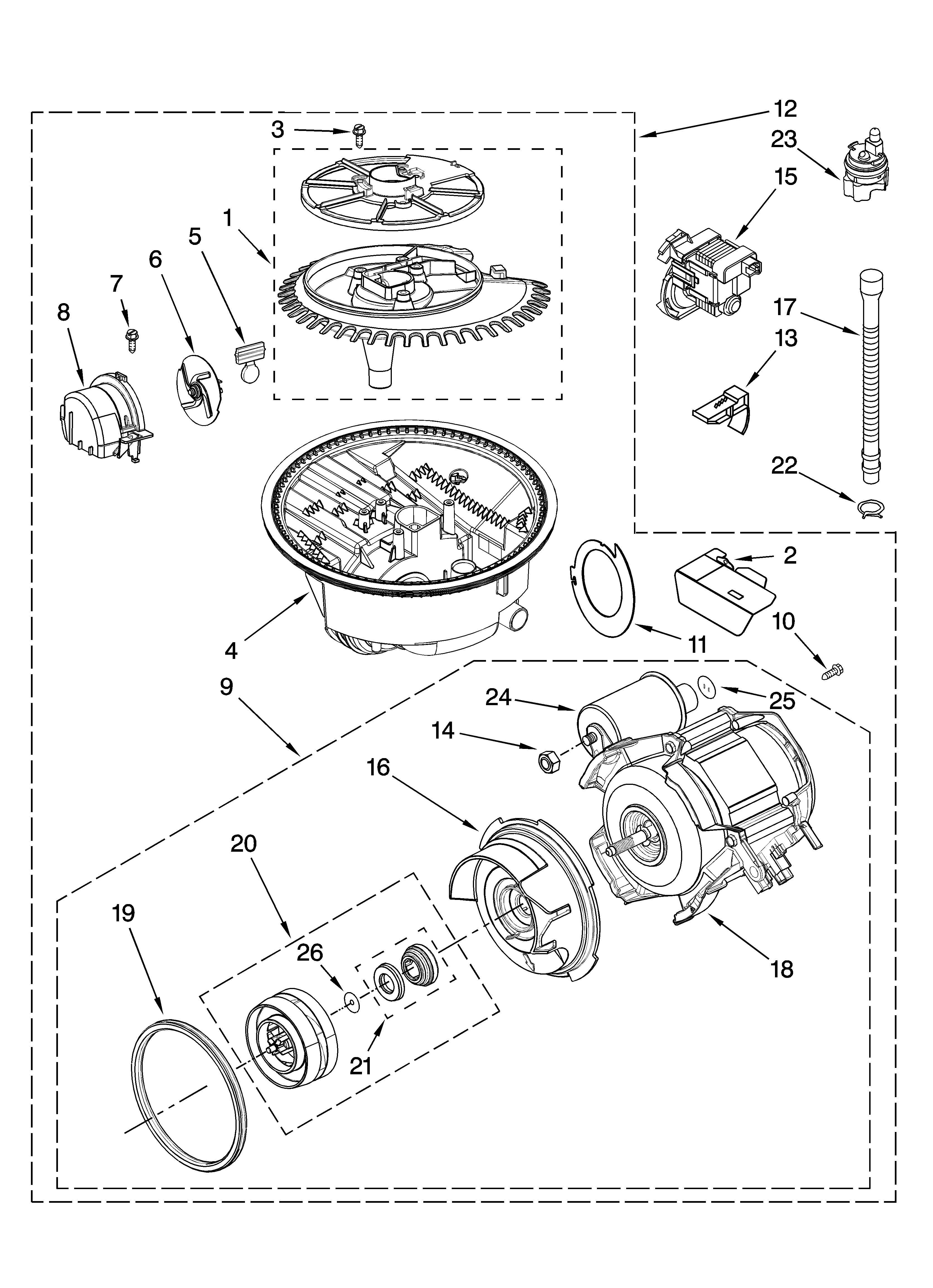 PUMP AND MOTOR PARTS