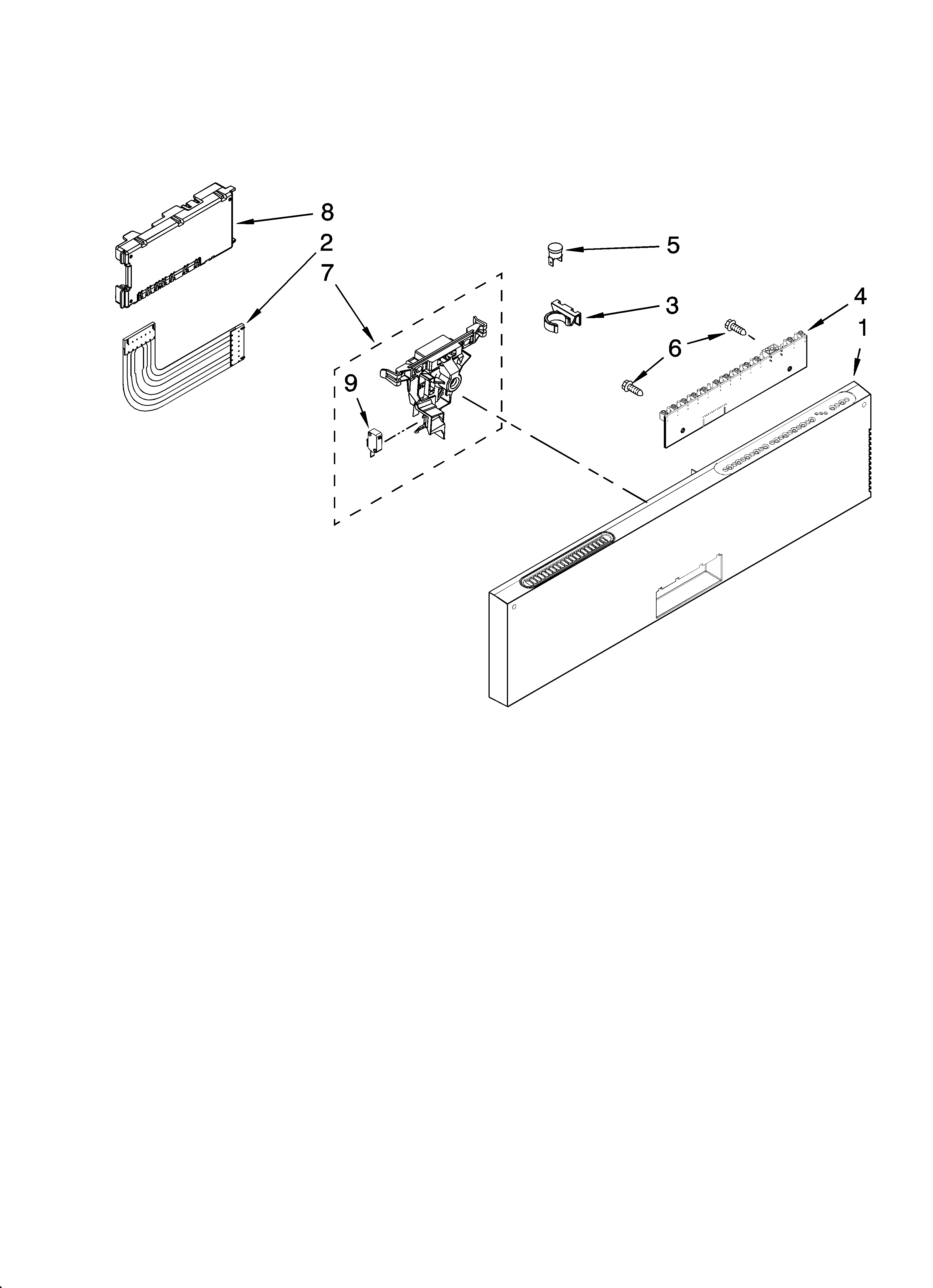 Control panel parts