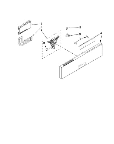 Control panel parts