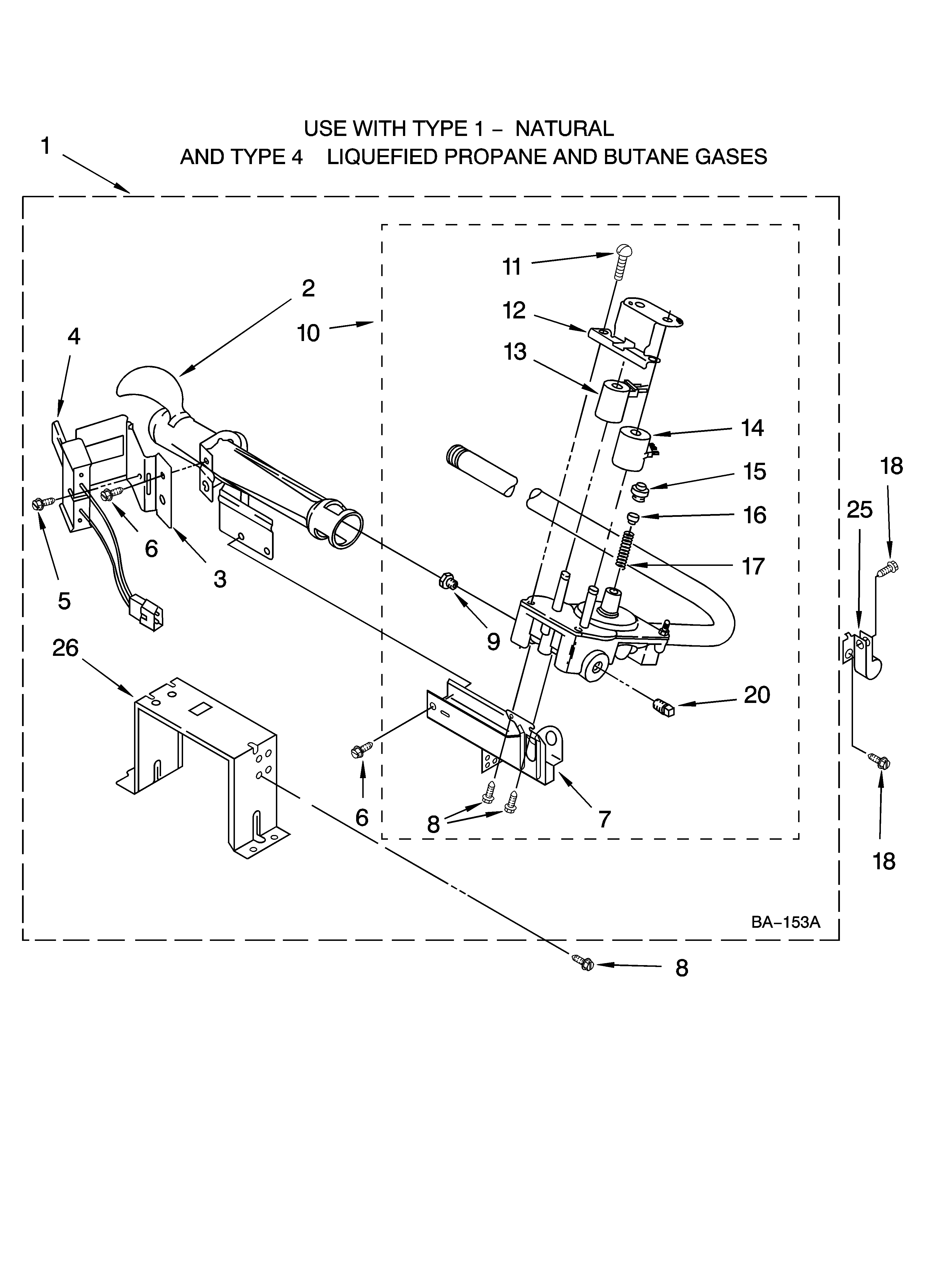 8576353 BURNER ASSEMBLY