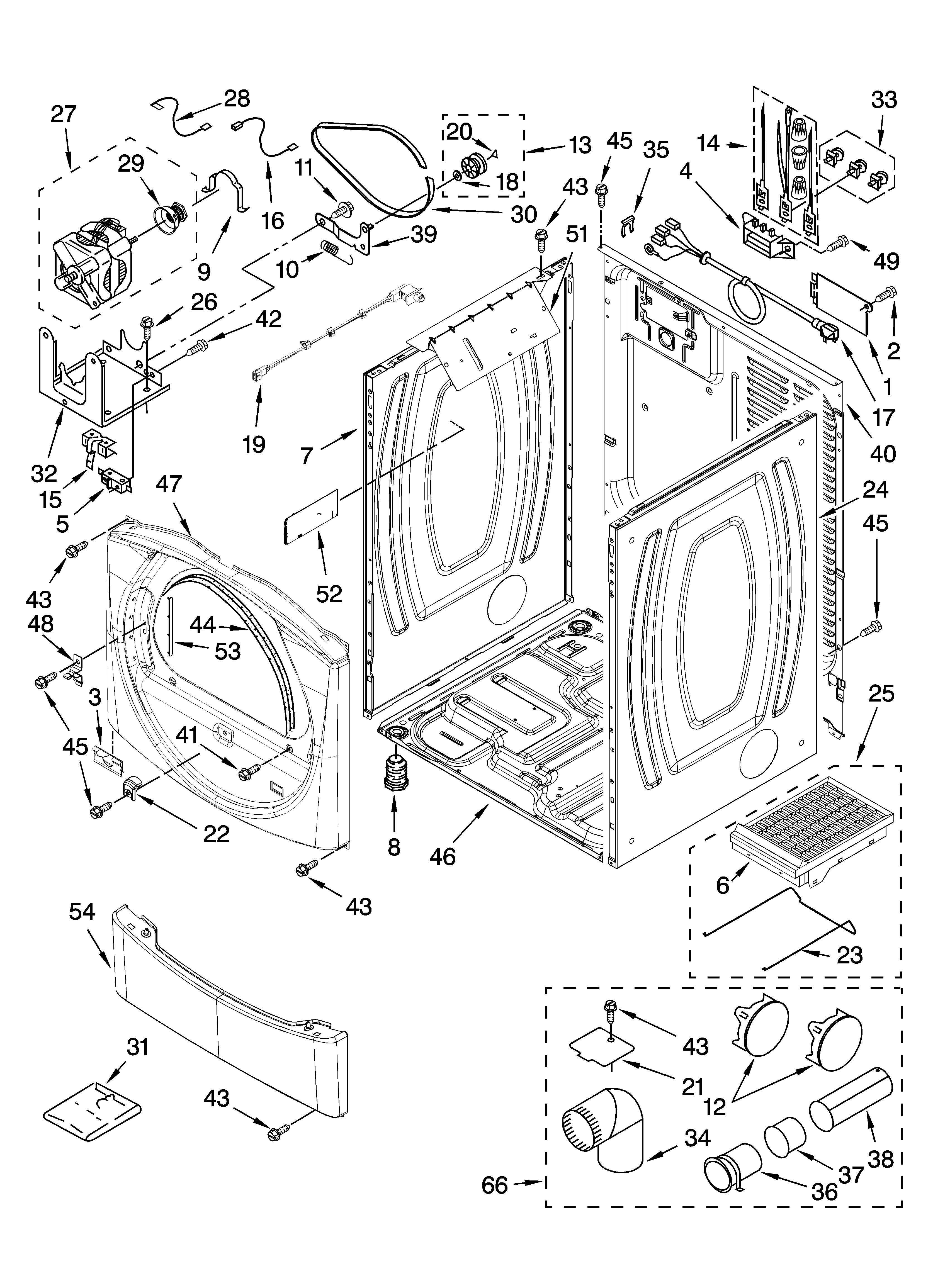 Cabinet parts