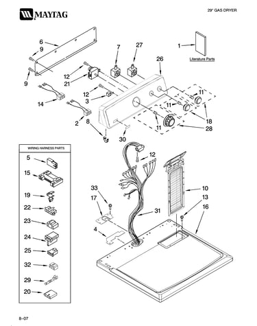 Top and console parts