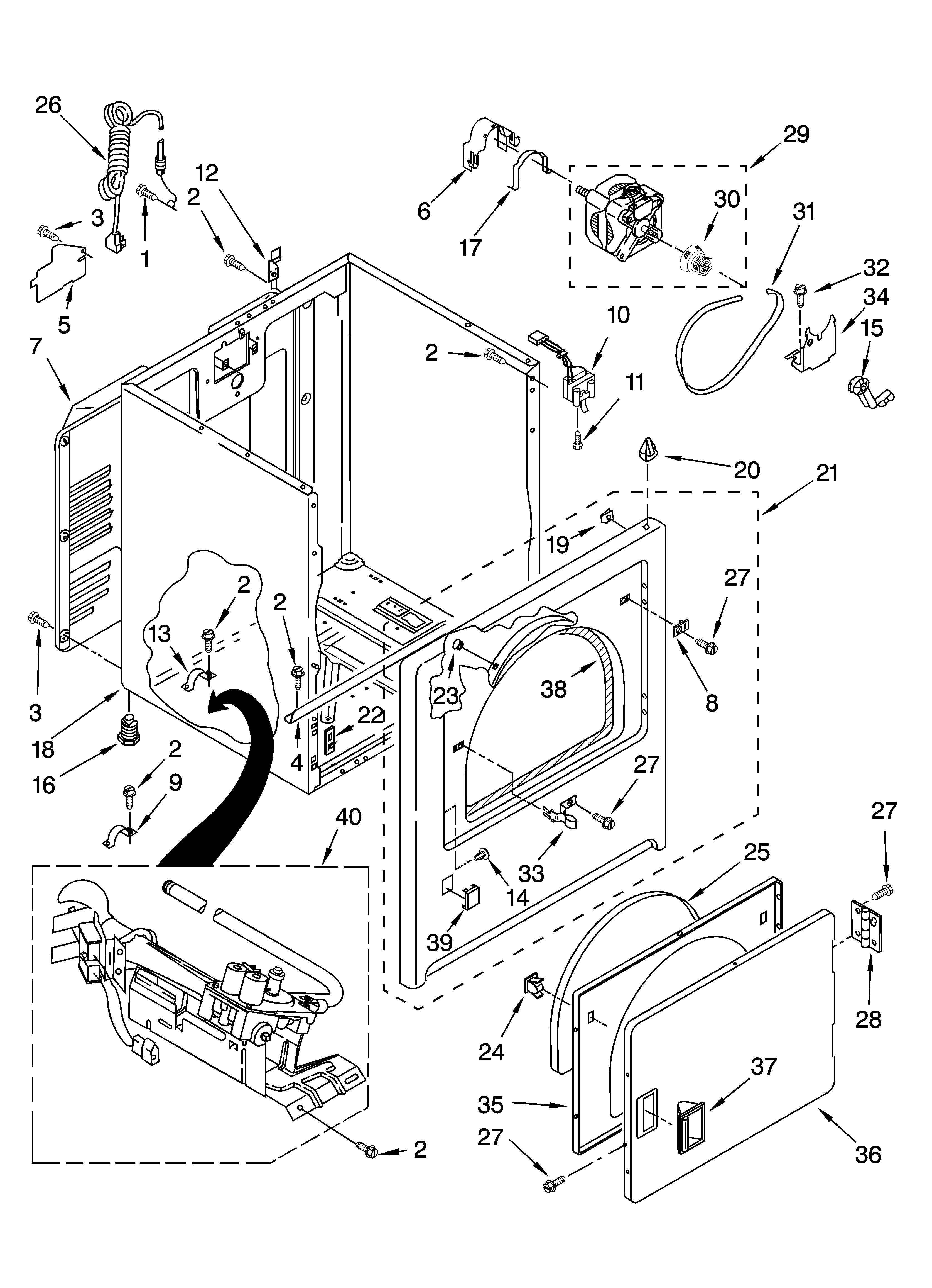 Cabinet parts