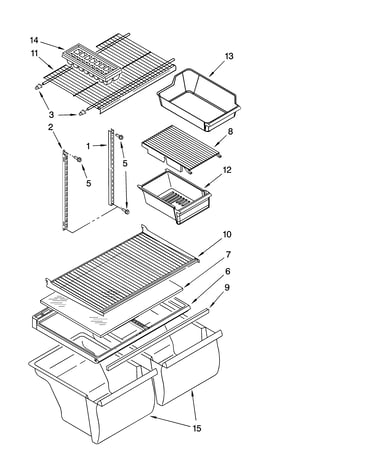 Shelf parts, optional parts