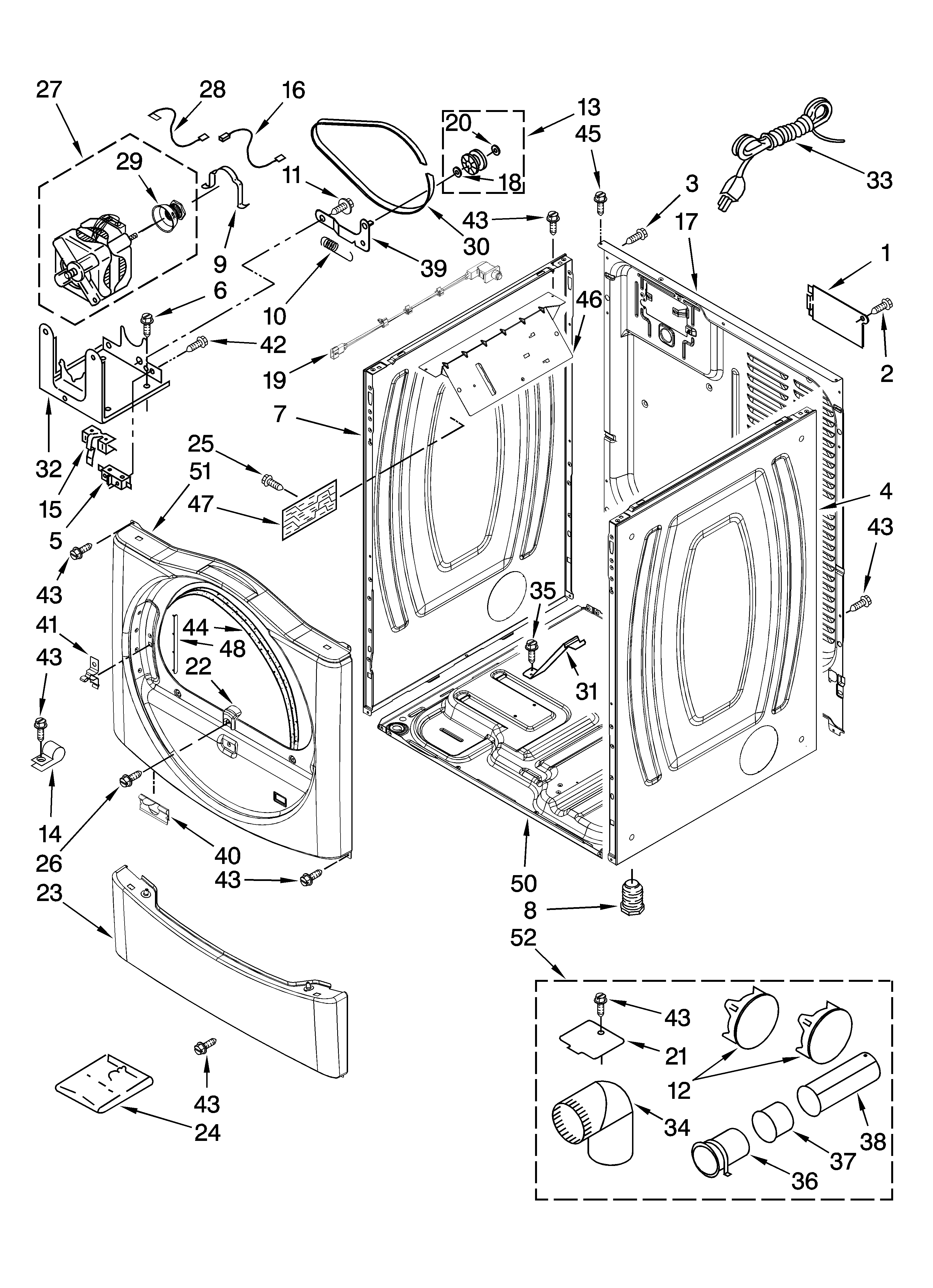 Cabinet parts