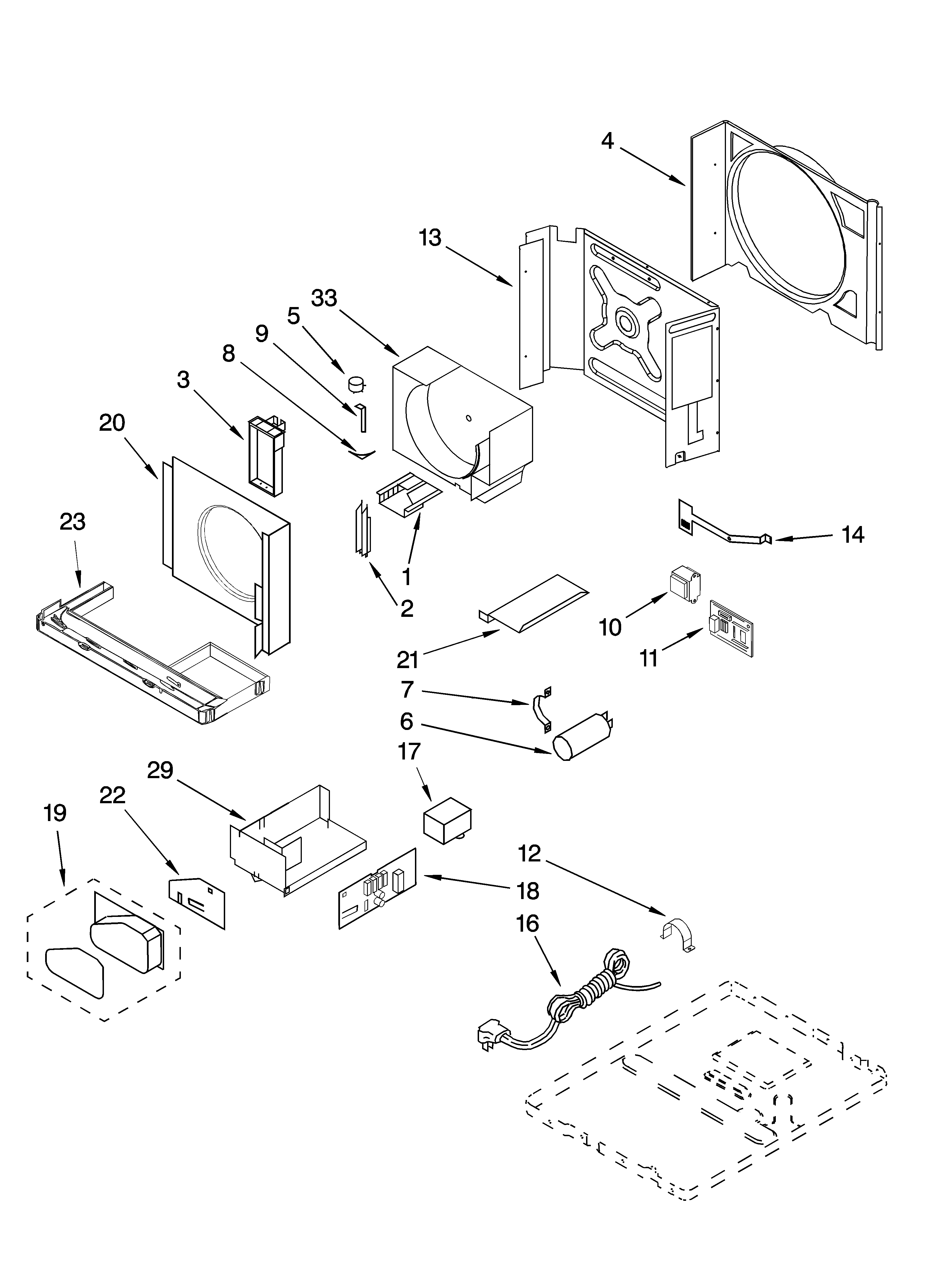 Air flow and control parts