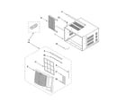 Whirlpool ACC184PS2 cabinet parts diagram