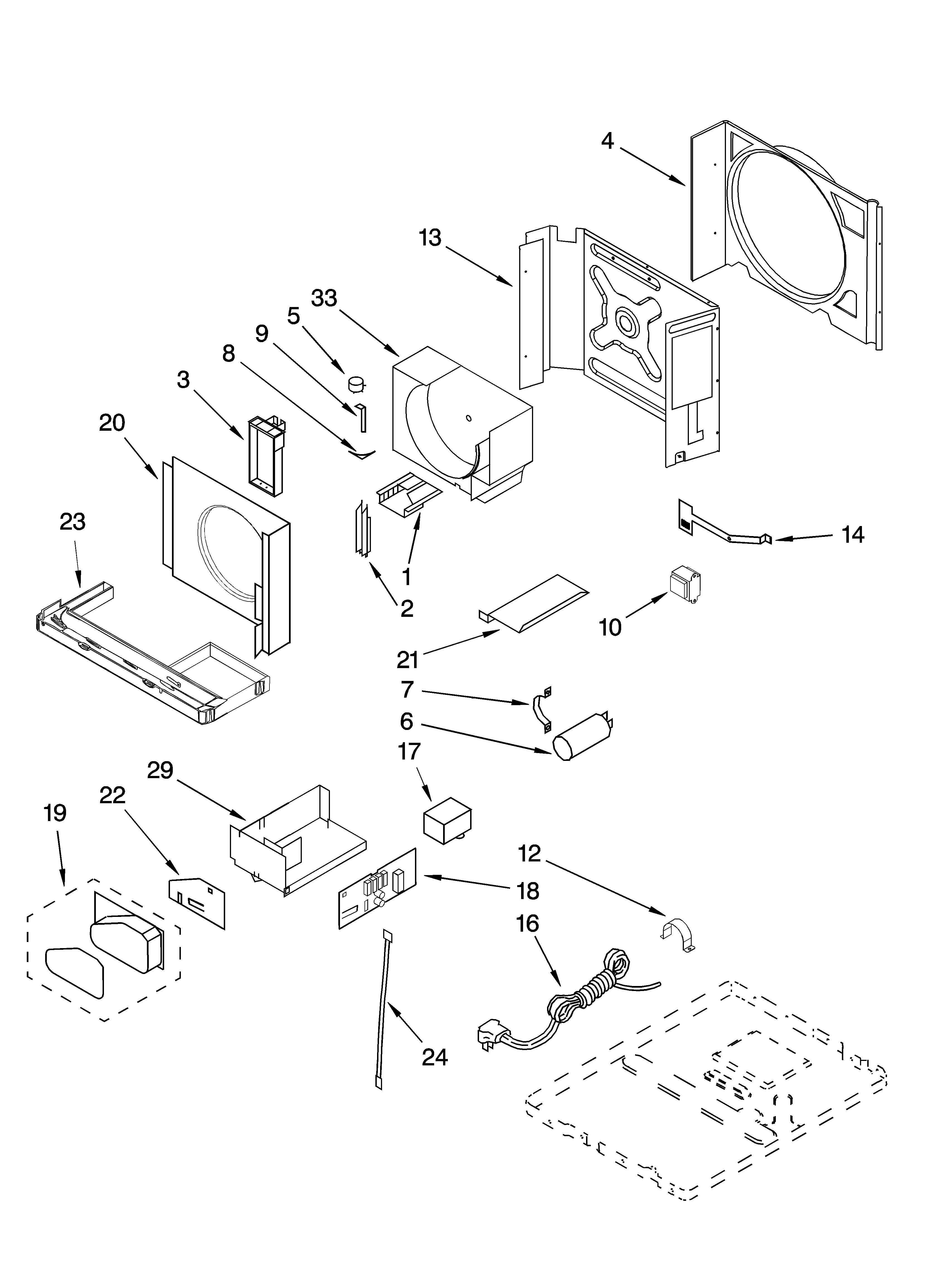 Air flow and control parts