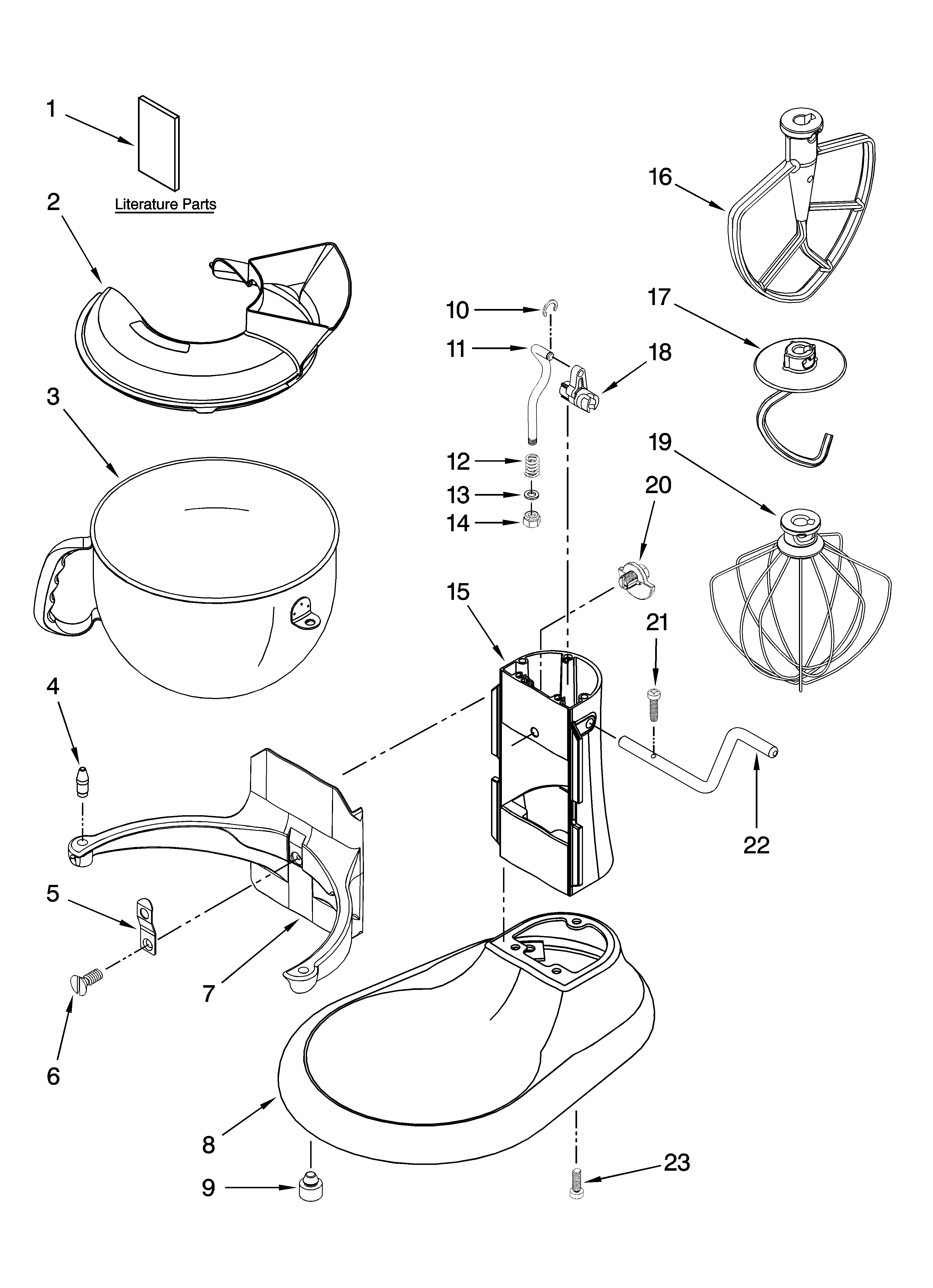 Base and pedestal unit, optional parts