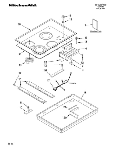 Cooktop parts, optional parts